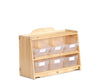 Craft Shelf 94cm with Totes-Classroom Furniture, Community Playthings, Furniture, Library Furniture, Shelves, Storage, Wellbeing Furniture-Learning SPACE