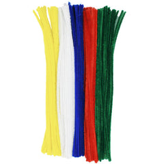 Crafty Bitz 12" Pipe Cleaners 42 pack - Vivid Chenille-Art Materials, Arts & Crafts, Crafty Bitz Craft Supplies, Early Arts & Crafts, Primary Arts & Crafts, Seasons, Spring-Learning SPACE