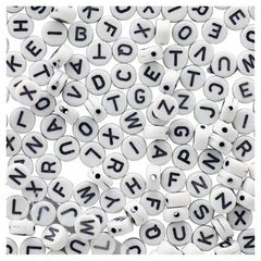 Crafty Bitz - 300 Letter Beads-Art Materials, Arts & Crafts, Crafty Bitz Craft Supplies, Learn Alphabet & Phonics, Primary Arts & Crafts, Primary Literacy, Seasons, Spring-Learning SPACE