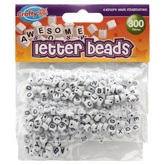Crafty Bitz - 300 Letter Beads-Art Materials, Arts & Crafts, Crafty Bitz Craft Supplies, Learn Alphabet & Phonics, Primary Arts & Crafts, Primary Literacy, Seasons, Spring-Learning SPACE