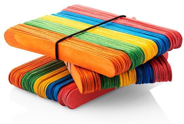 Crafty Bitz Coloured Jumbo Lollipop Sticks - 200-Art Materials,Arts & Crafts,Crafty Bitz Craft Supplies,Early Arts & Crafts,Primary Arts & Crafts,Seasons,Spring,Stock-Learning SPACE