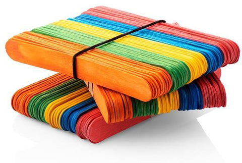 Crafty Bitz Coloured Jumbo Lollipop Sticks - 200-Art Materials,Arts & Crafts,Crafty Bitz Craft Supplies,Early Arts & Crafts,Primary Arts & Crafts,Seasons,Spring,Stock-Learning SPACE