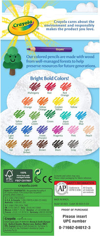 Crayola - 24 Colouring Pencils-Art Materials,Arts & Crafts,Back To School,Crayola,Drawing & Easels,Early Arts & Crafts,Primary Arts & Crafts,Primary Literacy,Seasons,Stationery-Learning SPACE