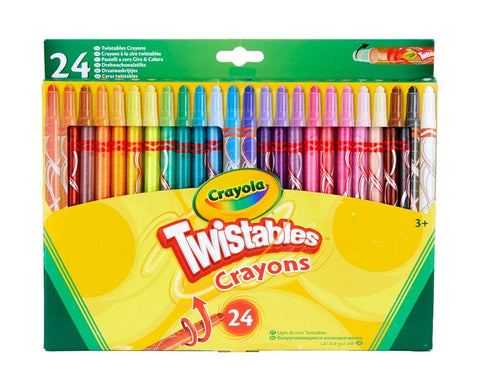 Crayola - 24 Twistables Crayons-Art Materials, Arts & Crafts, Baby Arts & Crafts, Back To School, Crayola, Drawing & Easels, Early Arts & Crafts, Primary Arts & Crafts, Primary Literacy, Stationery-Learning SPACE