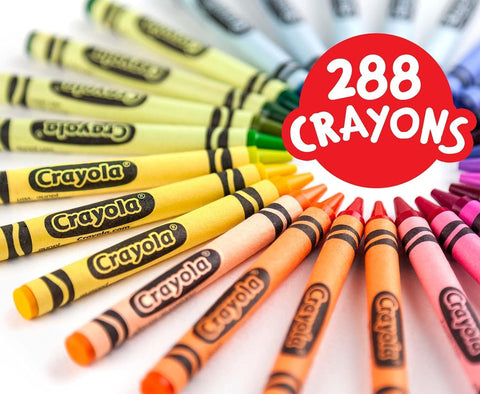 Crayola 288-Piece Crayon Set – 72 Assorted Colours-Art Materials, Art Pack, Arts & Crafts, Classroom Packs, Classroom Resources, Crayola, Crayons, Early Arts & Crafts, Primary Arts & Crafts-Learning SPACE