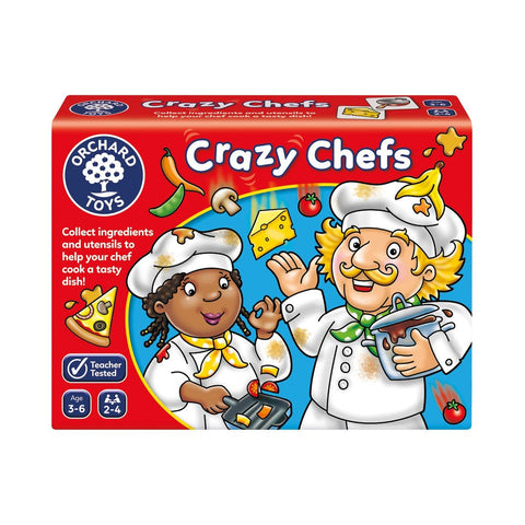 Crazy Chefs Game - Matching Game-Early years Games & Toys,Games & Toys,Gifts For 2-3 Years Old,Gifts For 3-5 Years Old,Imaginative Play,Kitchens & Shops & School,Learning Activity Kits,Orchard Toys,Play Kitchen Accessories,Pretend play,Primary Games & Toys,Stock,Table Top & Family Games-Learning SPACE