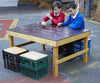 Creative KS1 Chalk Table for Outdoor Learning-Chalk, Classroom Table, Cosy Direct, Table, Wooden Table-34839-Learning SPACE