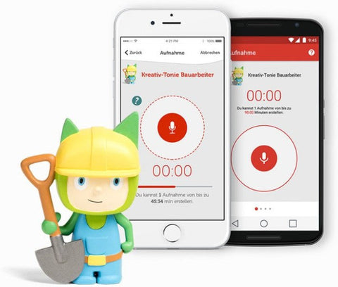 Creative Tonies - Builder-AllSensory,Baby Musical Toys,Baby Sensory Toys,Calming & Anxiety,Calming and Relaxation,Fire. Police & Hospital,Helps With,Imaginative Play,Music,Sound,Tonies-Learning SPACE