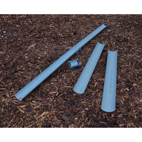 Creative Water Play Channels - Grey Semi Circle-Cosy Direct,Cosy Outdoor,Outdoor Play,Outdoor Sand & Water Play,Water & Sand Toys-Learning SPACE