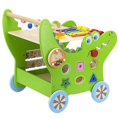 Crocodile Activity Walker-Additional Need,Baby Walker,Cerebral Palsy,Fine Motor Skills,Gifts For 1 Year Olds,Gross Motor and Balance Skills,Helps With,Strength & Co-Ordination,Viga Activity Wall Panel-Learning SPACE