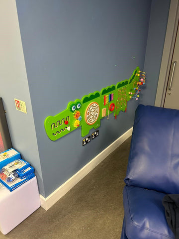 Crocodile Activity Wall Panel Toy-Musical Toys-Additional Need,Best Seller,Down Syndrome,Fine Motor Skills,Gross Motor and Balance Skills,Helps With,Lacing,Maths,Neuro Diversity,Nursery,Primary Maths,SCOTEXCEL,Sensory Wall Panels & Accessories,Shape & Space & Measure,Sound,Stock,Strength & Co-Ordination,Tactile Toys & Books,Tracking & Bead Frames,Viga Activity Wall Panel-Learning SPACE