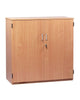 Cupboard with Doors - Maple or Beech-Cupboards & Cabinets-Cupboards,Cupboards With Doors,Dropship,Wellbeing Furniture-Beech-MEQ1000C-Learning SPACE