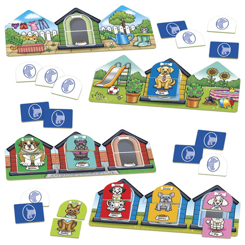 DOGGY DOGGY WOOF WOOF! Matching Game-Animals,Games & Toys,Gifts For 2-3 Years Old,Memory Pattern & Sequencing,Orchard Toys,Table Top & Family Games-Learning SPACE