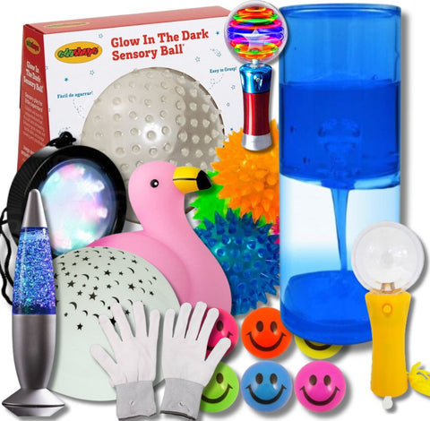 Dark Den Sensory Box-Sensory toy-AllSensory, Calmer Classrooms, Classroom Packs, Den Accessories, Glow in the Dark, Helps With, Learning Activity Kits, Meltdown Management, Sensory, sensory activity, Sensory Boxes, Sensory Dens, Sensory Processing Disorder-Learning SPACE