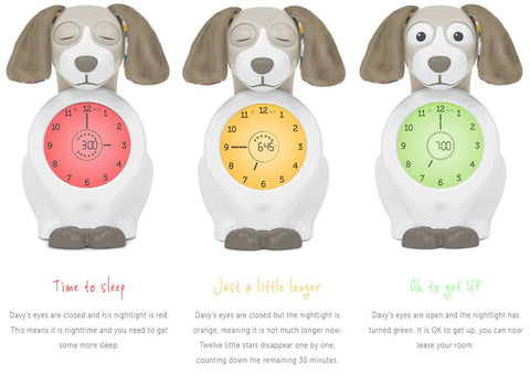 Davy The Dog - Sleep Trainer, Nightlight, Alarm Clock - Pink-Autism,Calmer Classrooms,Calming & Anxiety,PSHE,Sleep Issues,Transitions and Routines-Learning SPACE