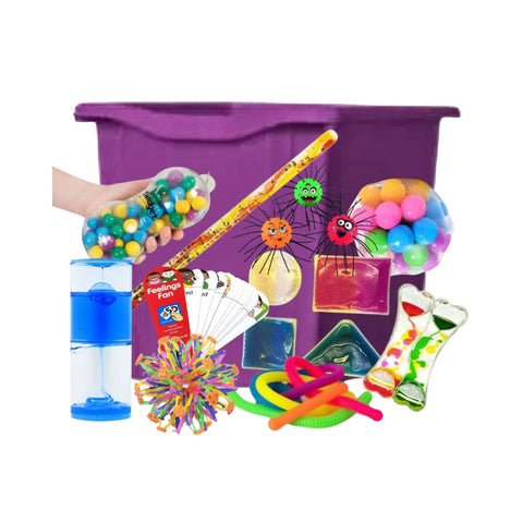 Deluxe Mobile Sensory Storage Unit with Complete Sensory Box Sets-Classroom Furniture,Dropship,Furniture,Library Furniture,Monarch UK,Nursery,Sensory Boxes,Sensory Room Furniture,spim value pack,Storage,Storage Bins & Baskets,Trays,Wellbeing Furniture-Learning SPACE