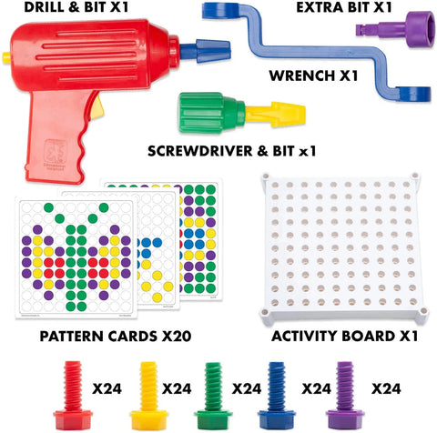 Design & Drill Activity Centre-Arts & Crafts,Craft Activities & Kits,Early Arts & Crafts,Farms & Construction,Games & Toys,Imaginative Play,Learning Activity Kits,Learning Resources,Primary Arts & Crafts,Primary Games & Toys,S.T.E.M,Stock,Technology & Design-Learning SPACE