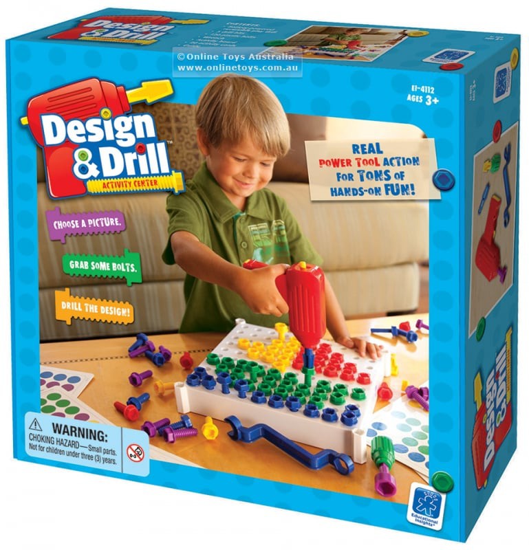 Design & Drill Activity Centre-Arts & Crafts,Craft Activities & Kits,Early Arts & Crafts,Farms & Construction,Games & Toys,Imaginative Play,Learning Activity Kits,Learning Resources,Primary Arts & Crafts,Primary Games & Toys,S.T.E.M,Stock,Technology & Design-Learning SPACE