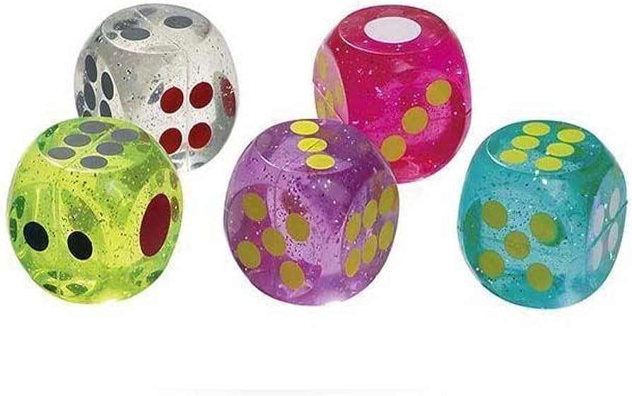 Dice Bouncy Ball-Goki Toys, Pocket money, Stock-Learning SPACE