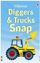 Diggers & Trucks Snap Cards-Early Years Maths,Maths,Memory Pattern & Sequencing,Primary Maths,Primary Travel Games & Toys,Stock,Usborne Books-Learning SPACE