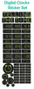 Digital Clock Sticker Set-Dropship,Furniture,Sticker,Wall & Ceiling Stickers,Wall Decor,Willowbrook-Learning SPACE