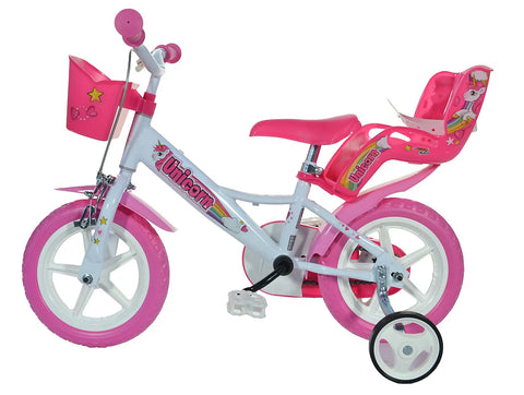 Dino Bikes - Unicorn Bicycle 12", 14", 16"-Bicycles,Dropship,Early Years. Ride On's. Bikes. Trikes,Ride On's. Bikes & Trikes,Unicorn-Learning SPACE
