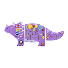 Dinosaur Activity Wall Panels-Active Games,Calming & Anxiety,Dropship,Fine Motor Skills,Nursery,SCOTEXCEL,Sensory Seeking,Sensory Wall Panels & Accessories,Viga Activity Wall Panel-Learning SPACE