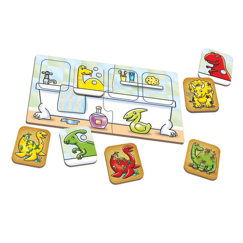 Dirty Dinos - Colour and Counting Game-Counting Numbers & Colour,Dinosaurs. Castles & Pirates,Early years Games & Toys,Early Years Maths,Games & Toys,Imaginative Play,Maths,Maths Toys,Orchard Toys,Primary Games & Toys,Primary Maths-Learning SPACE