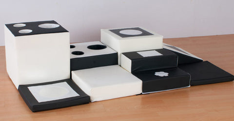 Discovery Trail Toddler Soft Play Set-Cerebral Palsy,Down Syndrome,Dropship,Eco Friendly,Gifts For 1 Year Olds,Gifts For 2-3 Years Old,Matrix Group,Neuro Diversity,Soft Play Sets-Black/White-LSLTP1036BW (n1036)-Learning SPACE