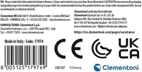 Disney Soft Clemmy - Stitch Bus-Baby & Toddler Gifts,Baby Sensory Toys,Baby Soft Toys,Baby Toys,Clementoni,Disney,Stacking Toys & Sorting Toys-Learning SPACE