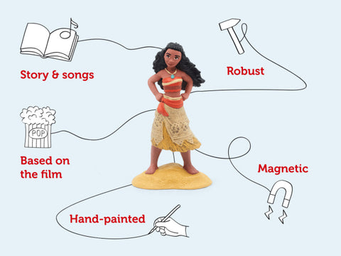 Disney's Moana Tonie – Songs & Story Adventure for Toniebox-Disney,Early Years Musical Toys,Games & Toys,Tonies-Learning SPACE