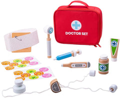 Doctor Set - Role Play and Make Believe-Bigjigs Toys,Discontinued,Dress Up Costumes & Masks,Fire. Police & Hospital,Gifts For 2-3 Years Old,Imaginative Play,Role Play,Stock,Tidlo Toys-Learning SPACE