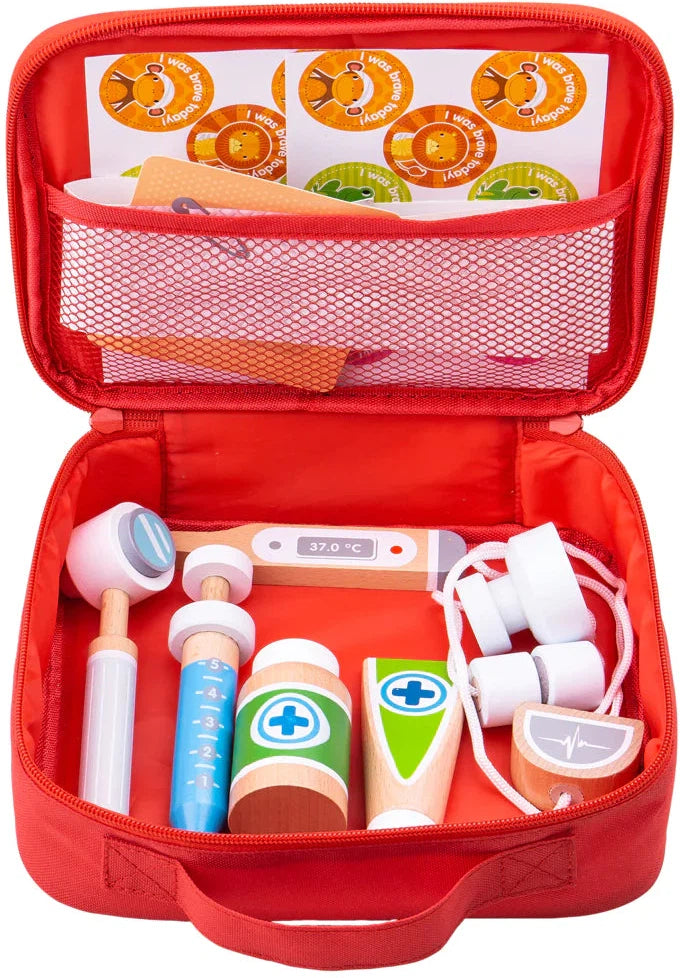 Doctor Set - Role Play and Make Believe-Bigjigs Toys,Discontinued,Dress Up Costumes & Masks,Fire. Police & Hospital,Gifts For 2-3 Years Old,Imaginative Play,Role Play,Stock,Tidlo Toys-Learning SPACE