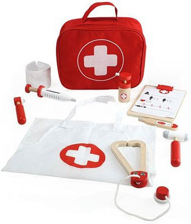Doctors Kit - Pretend Play-Pretend Play-Bigjigs Toys,Dress Up Costumes & Masks,Fire. Police & Hospital,Gifts For 2-3 Years Old,Imaginative Play,Role Play,Stock-Learning SPACE