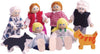 Doll Family-Bigjigs Toys,Dolls & Doll Houses,Games & Toys,Gifts For 2-3 Years Old,Imaginative Play,Nurture Room,Small World,Stock-Learning SPACE