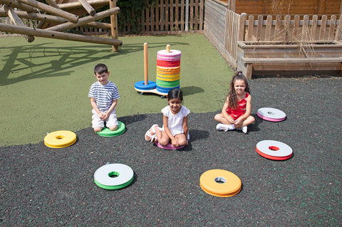 Donut™ Multi-Seat Trolley with 24 Cushions-Classroom Furniture,Classroom Packs,Mats,Mats & Rugs,Sit Mats-Learning SPACE