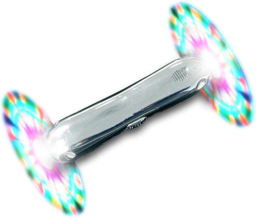 Double Rainbow Spinner Sensory Light Up Toy-Den Accessories,Sensory Light Up Toys,Visual Fun,Visual Sensory Toys-Learning SPACE