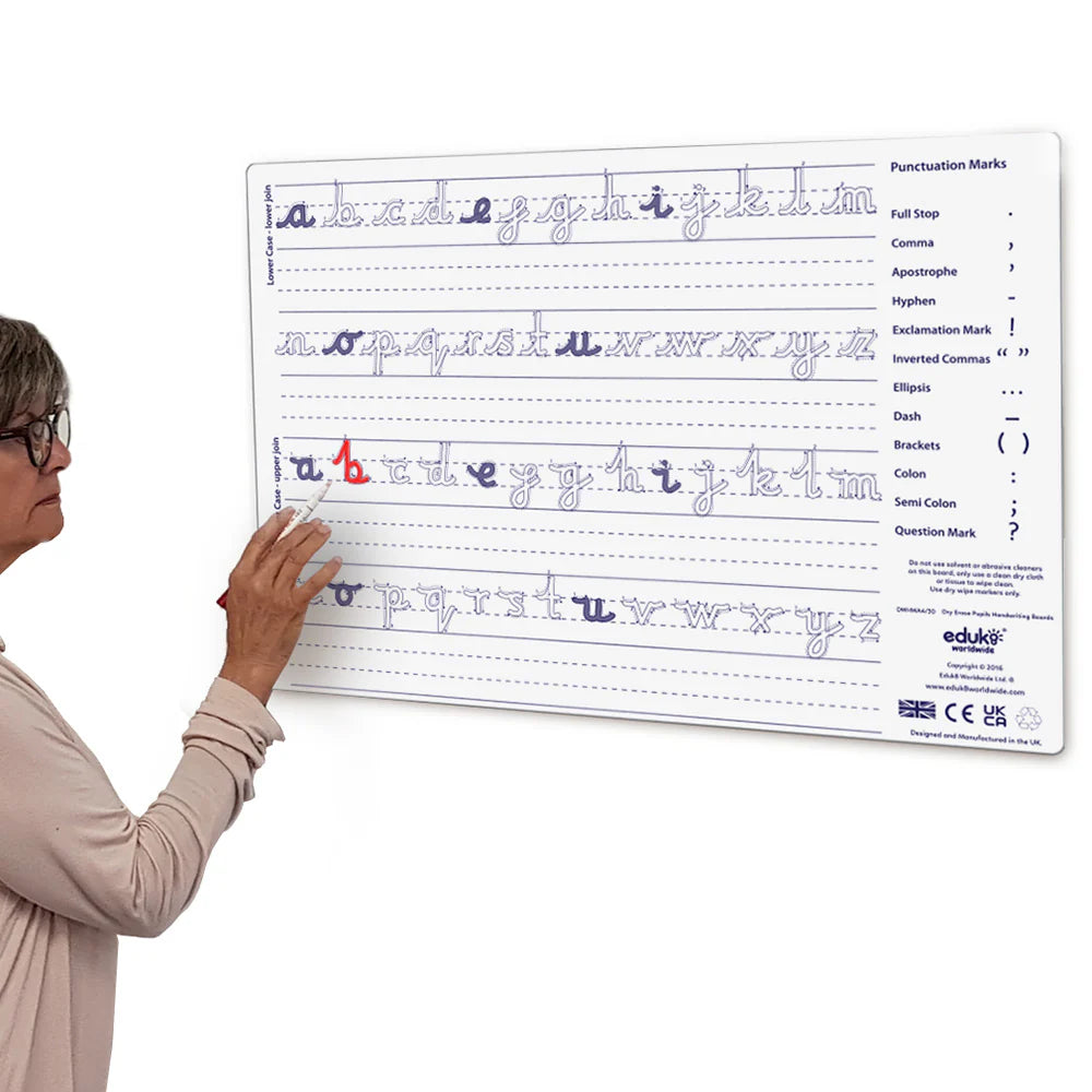 Dry Erase A2+ Handwriting Board-Art Materials,Arts & Crafts,Classroom Displays,Dyspraxia,EDUK8,Learning Resources-Learning SPACE