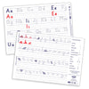 Dry Erase Handwriting Boards Pupils A4 Pack of 30-Dyspraxia,Early Years Literacy,Educational Classroom Materials,EDUK8,Learning Resources,Literacy,Primary Literacy-Learning SPACE