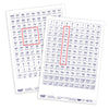 Dry Erase Pupils 1-120 Counting Boards Pack of 30-Classroom Packs,Classroom Resources,Dyscalculia,Early Years Maths,Educational Classroom Materials,Educational Play,EDUK8,Learning Resources,Maths,Primary Maths-Learning SPACE