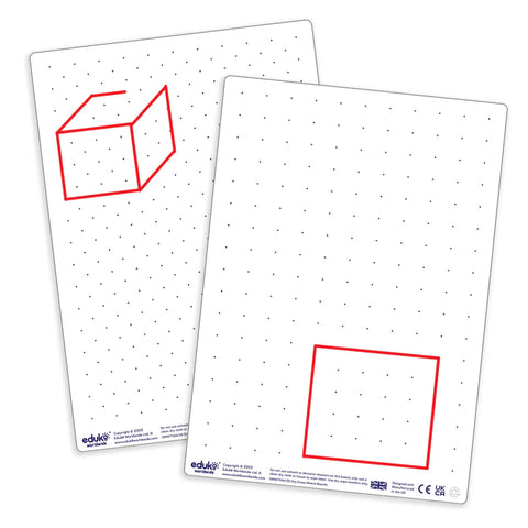 Dry Erase Pupils Matrix Boards A4 Pack of 30-Classroom Resources,Early Years Maths,Educational Classroom Materials,EDUK8,Maths Worksheets & Test Papers,Primary Maths-Learning SPACE