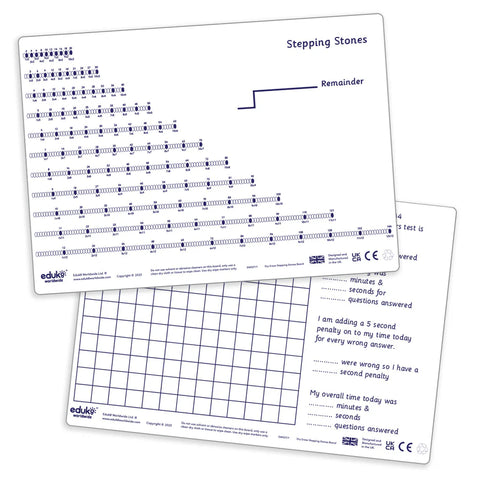 Dry Erase Stepping Stones Teacher Board-Classroom Resources,Early Years Maths,Educational Classroom Materials,EDUK8,Maths,Primary Maths-Learning SPACE