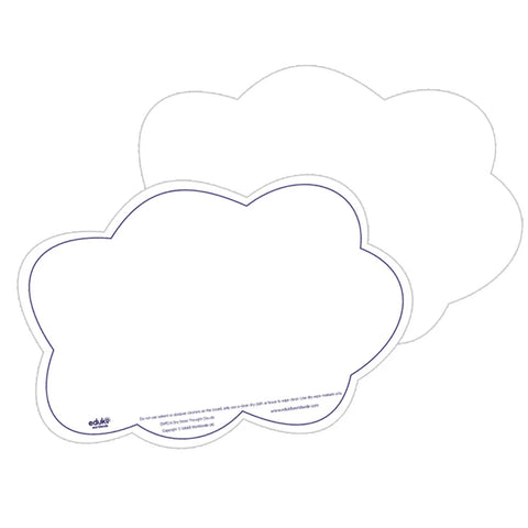 Dry Erase Thought Clouds Pack of 6-Calmer Classrooms,Calming & Anxiety,Calming and Relaxation,Classroom Packs,Classroom Resources,Educational Classroom Materials,Educational Play,EDUK8,Emotions & Self Esteem,Role Play,Social Emotional Learning,Social Stories & Games & Social Skills-Learning SPACE