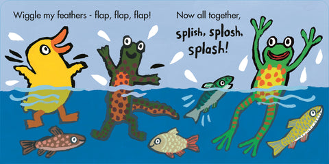 Ducky's Bathtime: Bath Book-Baby Bath. Water & Sand Toys,Baby Books & Posters,Early Reading Books,Tactile Toys & Books-Learning SPACE