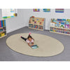 Durable & Comfortable Pine Oval Rug-Chill Out Area,Mats & Rugs,Neutral Colour,Oval,Plain Carpet,Rugs,Sensory Flooring,Wellbeing Furniture-Learning SPACE