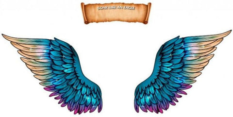 Eagle Affirmation Wings Sensory Pathways-Calmer Classrooms,Classroom Displays,Dropship,Helps With,Nurture Room,PSHE,Rewards & Behaviour,Sensory Paths,Stock-Learning SPACE