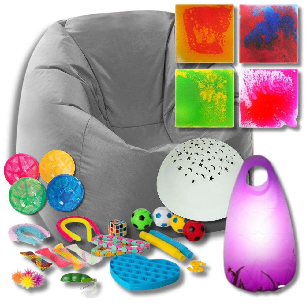 Early Years Easy Sensory Room Starter Pack-Sensory toy-AllSensory,Black-Out Dens,Den Accessories,Learning SPACE,Portable Sensory Rooms,Ready Made Sensory Rooms,Sensory Boxes,Sensory Dens,Sensory Processing Disorder-Learning SPACE