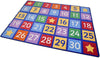 Early Years Indoor Large Numbers Rug (2.57x3.6m)-Addition & Subtraction, Counting Numbers & Colour, Dyscalculia, Early Years Maths, Educational Carpet, Maths, Mats & Rugs, Multi-Colour, Neuro Diversity, Nurture Room, Placement Carpets, Primary Maths, Rectangular, Rugs, Sensory Flooring, Square, Wellbeing Furniture-Learning SPACE