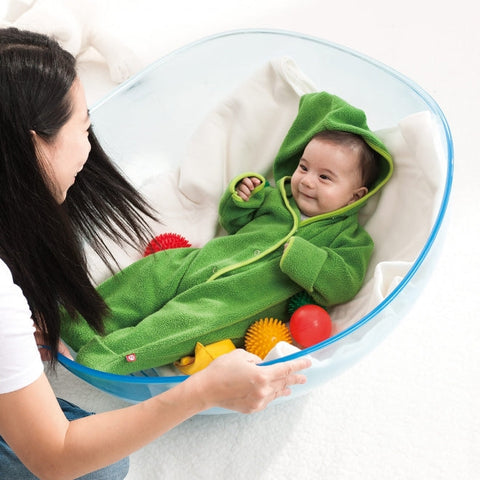 Early Years Rocking Bowl - Transparent-Balancing Equipment,Dropship,Gifts For 3-5 Years Old,Gifts for 5-7 Years Old,Gross Motor and Balance Skills,Movement Breaks,Proprioceptive,Rocking,Strength & Co-Ordination-Learning SPACE