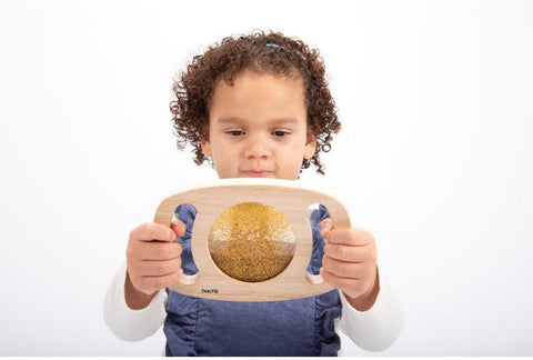 Easy Hold Glitter Panel - Gold-AllSensory,Calming & Anxiety,Gifts For 1 Year Olds,Light Box Accessories,SCOTEXCEL,Sensory Seeking,Stock,TickiT,Visual Sensory Toys-Learning SPACE